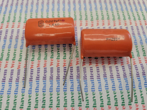 1-129-959-00 / PH293 / FILM CAPACITOR / 0.29mf / 1.6KV 2 PIECES (qzty)