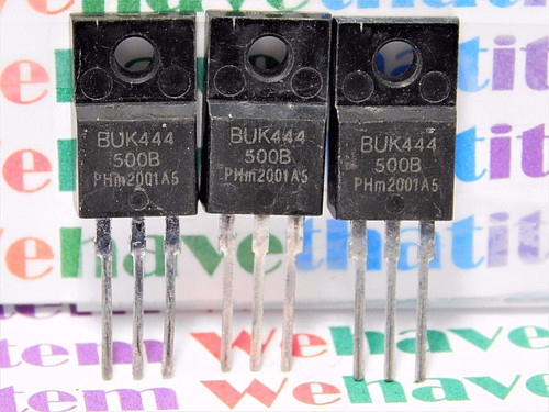 BUK444-500B / FET / TO220FI / 3 PIECES (qzty)