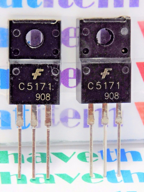 2SC5171  / TRANSISTOR / TO220FI / 2 PIECES (qzty)