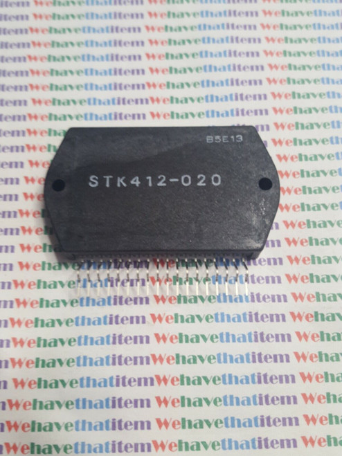 STK412-020 / AUDIO POWER AMPLIFIER / 1 PIECE (qzty)