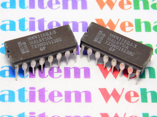MK4116QJ-3 / IC / DIP / 2 PIECES /  (qzty)