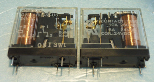 G21-113P-V-US / RELAY /24v/ 10amp 250vAC / 8amp 24vDC / 2 PIECES (qzty)