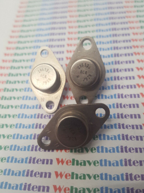 2N6534 / TRANSISTOR / 3 PIECES / (qzty)
