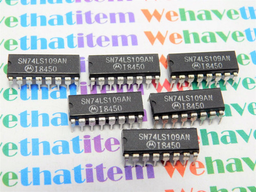 SN74LS109A / IC / DIP / 6 PIECES (qzty)