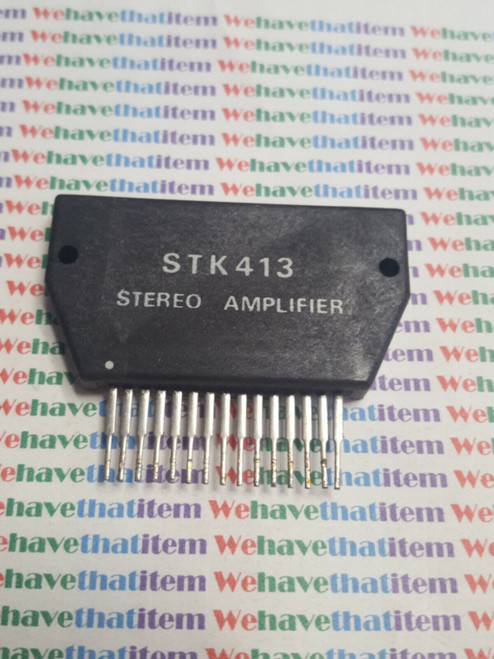 STK413  / IC / POWER AMPLIFIER / 1 PIECE  (qzty)