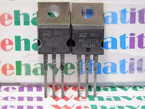 BUL381 / POWER TRANSISTOR / TO220 / 2 PIECES (qzty)