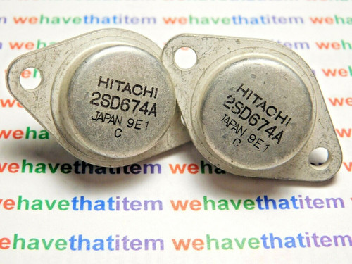 2SD674A / TRANSISTOR / TO3 / 2 PIECES /  (qzty)
