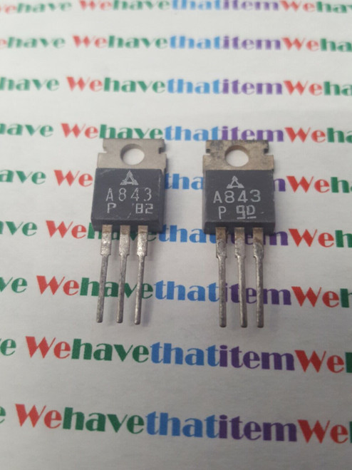 2SA843 / TRANSISTOR / 2 PIECES / (qzty)