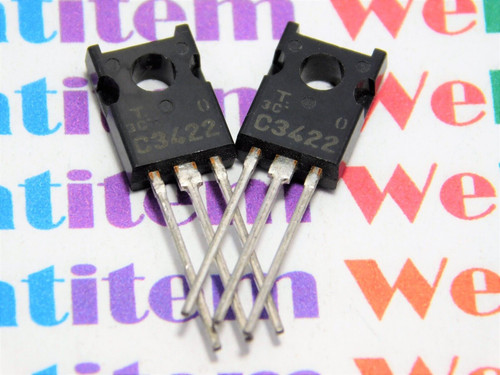 2SC3422 / C3422 / TRANSISTOR / TO126 / 2 PIECES  (qzty)