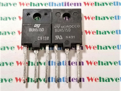 BUH515D / TRANSISTOR / TO218 / 2 PIECES (qzty)