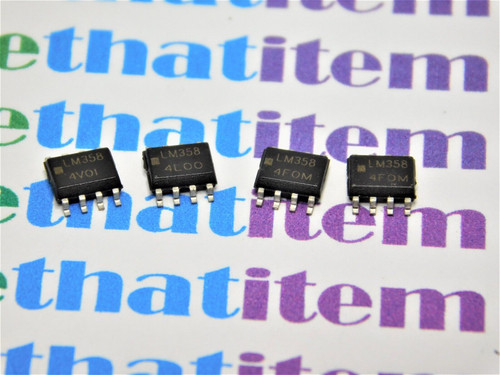 LM358 / LM358D / IC / SURFACE MOUNT / 4 PIECES (qzty)