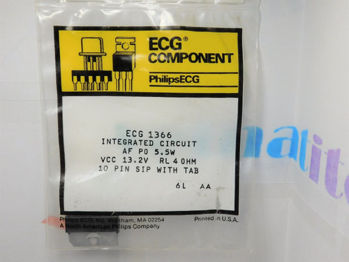 ECG1366 / COMPARABLE TO NTE1366 / IC / SIP / 1 PIECE (qzty)