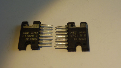 UPC1181H & UPC1182H / IC /1 PAIR= 1 PIECE OF EACH / SIP (qzty)