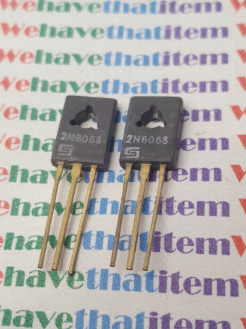 2N6068 / TRANSISTOR / 2 PIECES / (qzty)