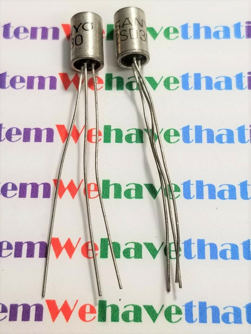 2SD30 / CROSSES TO ECG103A, NTE103A / TRANSISTOR / 2 PIECES / (qzty)