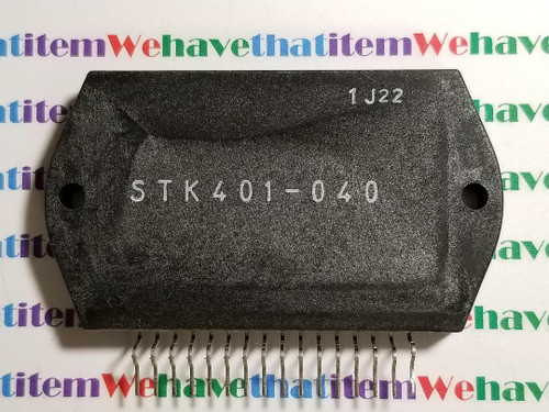 STK401-040 / AUDIO POWER AMPLIFIER / SIP / 1 PIECE (qzty)