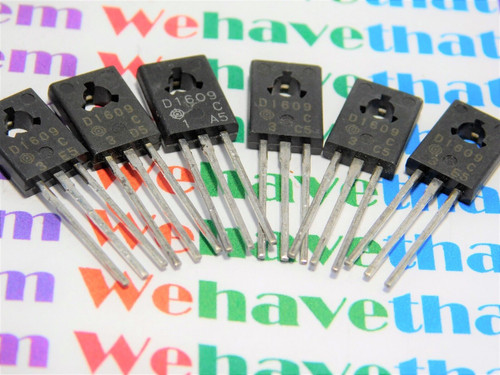 2SD1609 / D1609 / CROSSES TO ECG373, NTE373 / TRANSISTOR / 6 PIECES (qzty)
