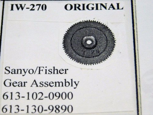 SANYO, FISHER /613-102-0900 /613-130- 9890 /GEAR ASSEMBLY/ IW270 /1 PIECE (qzty)