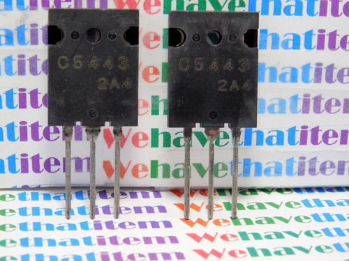 2SC5443 / TRANSISTOR / TO3P / 2 PIECES  (qzty)