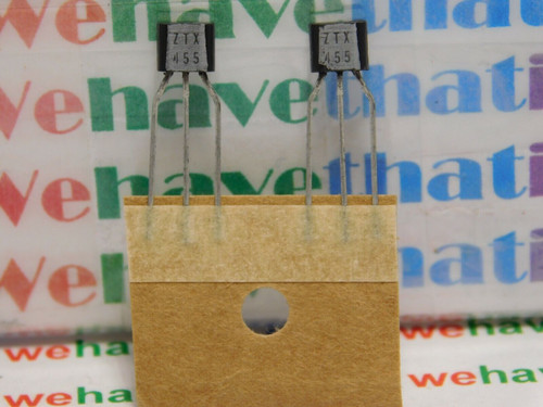 ZTX455 / TRANSISTOR / TO92 COMPATIBLE / 2 PIECES  (qzty)