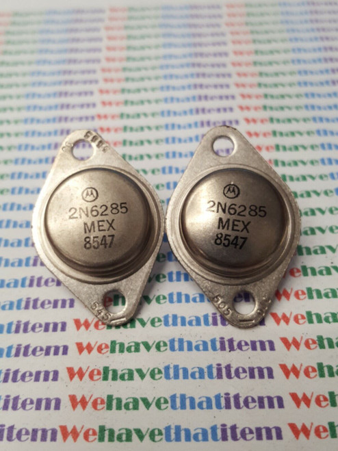 2N6285 / TRANSISTOR / 2 PIECES / (qzty)