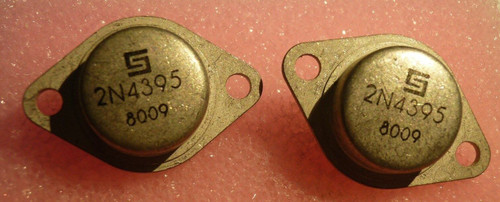 2N4395 / TRANSISTOR / TO3 CASE / 2 PIECES (qzty)