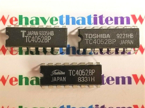 TC4052BP / IC / DIP / 3 PIECES (qzty)