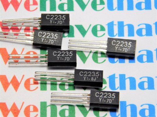 2SC2235 / TRANSISTOR / TO92 EXTENDED / 6 PIECES (QZTY)