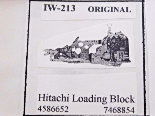 HITACHI / 4586652, 7468854 / LOADING BLOCK / IW213 / 1 PIECE (qzty)