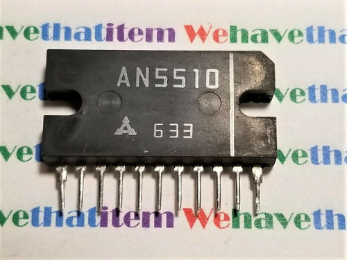 AN5510 / CROSSES TO ECG1406, NTE1406 / SIP / IC / 1 PIECE /  (qzty)