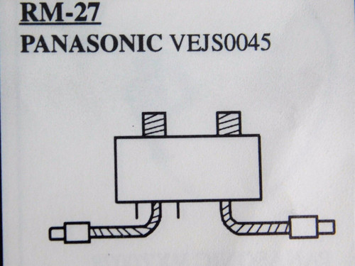 VEJS0045 / for PANASONIC / VCR RF MODULATOR / RM-27 /1 PIECE (qzty)