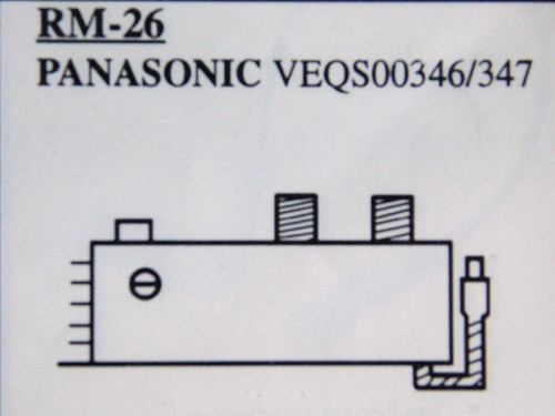 VEQS00346 / VEQS00347 / for PANASONIC / VCR RF MODULATOR / RM-26 /1 PIECE (qzty)