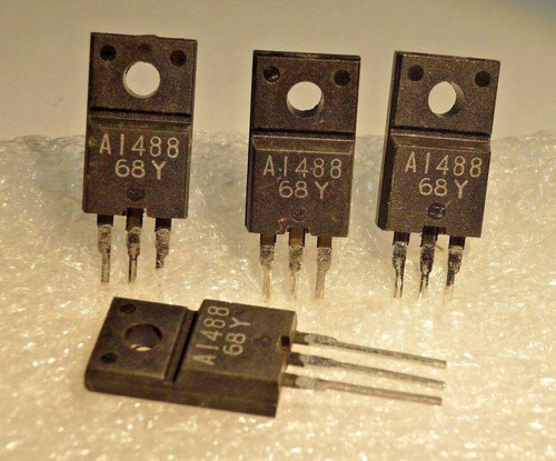 2SA1488 / TRANSISTOR / BENT LEADS / 4 PIECES  (qzty)
