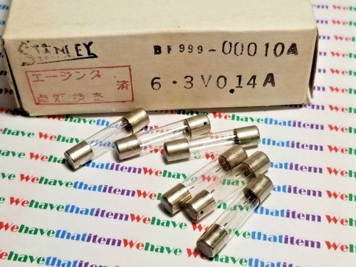 6.3volt .14amp  / FUSE BULB / 6 PIECES (qzty)
