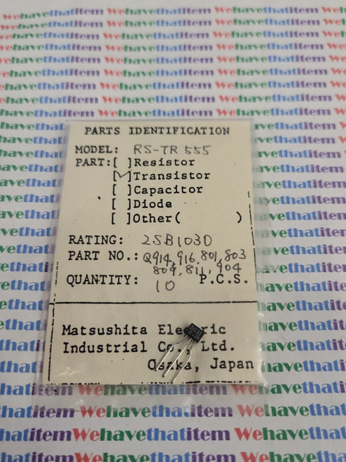 2SB1030 / TRANSISTOR / 2 PIECES (qzty)