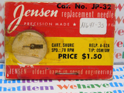 JENSEN / JP-32 / REPLACES SHURE A-52A / 1 PIECE (qzty)