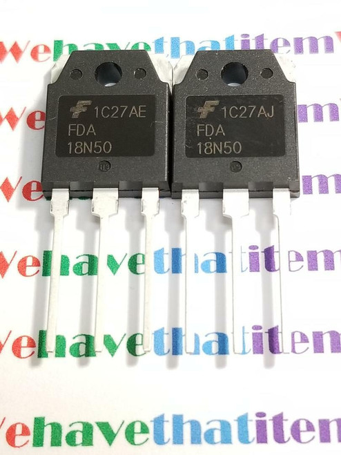 FDA18N50 / MOSFET / TO3P / 2 PIECES (qzty)
