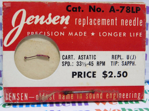 JENSEN / A-78LP / REPLACES ASTATIC U (J) / 1 PIECE (qzty)