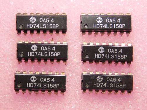 HD74LS158P / IC / DIP / 6 PIECES (qzty)