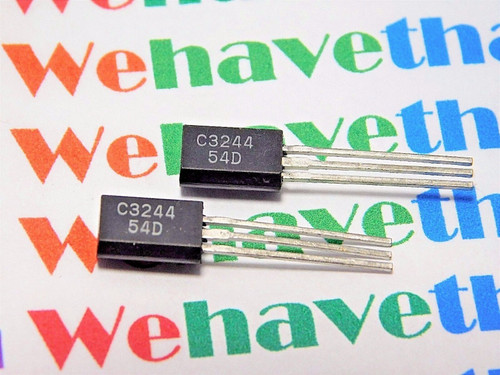 2SC3244 / C3244 / TRANSISTOR / TO92 EXTENDED / 2 PIECES (qzty)