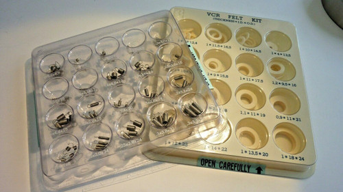 VCR TENSION SPRING KIT & VCR FELT KIT (1 EACH) (qzty)