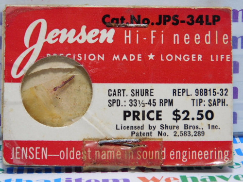 JENSEN / JPS-34LP / REPLACES SHURE 98B15-32 / 1 PIECE (qzty)