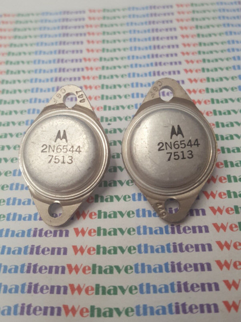 2N6544 / TRANSISTOR / 2 PIECES / (qzty)