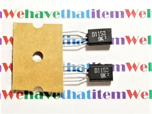 2SD1153 / D1153 / TRANSISTOR / TO92 EXTENDED / 2 PIECES (qzty)