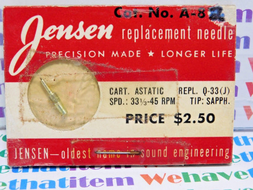 JENSEN / A-82 / REPLACES ASTATIC Q-33 (J) / 1 PIECE (qzty)