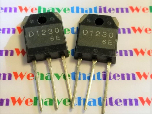 2SD1230 / D1230 / TRANSISTOR / TO3P / 2 PIECES  (qzty)