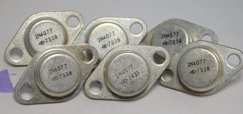 2N4077 / TRANSISTOR / TO66 / 6 PIECES (qzty)