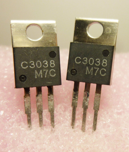 2SC3038 / TO220 / TRANSISTOR  / 2 PIECES (QZTY)