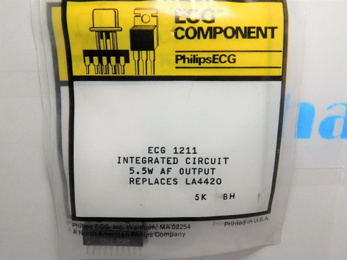 ECG1211 / COMPARABLE TO LA4420, NTE1211 / IC / SIP / 2 PIECES (qzty)