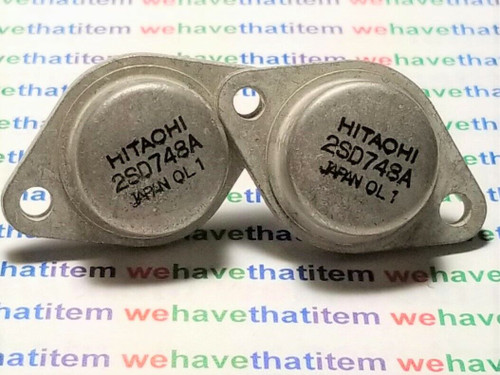 2SD748A / TRANSISTOR / TO3 / 2 PIECES (qzty)